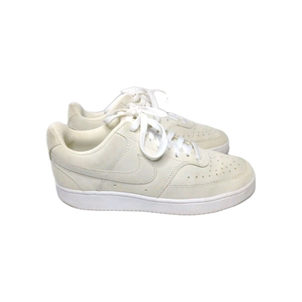 Nike Court Vision Low Shoes Women's Size 8.5 Sneakers Coconut Milk